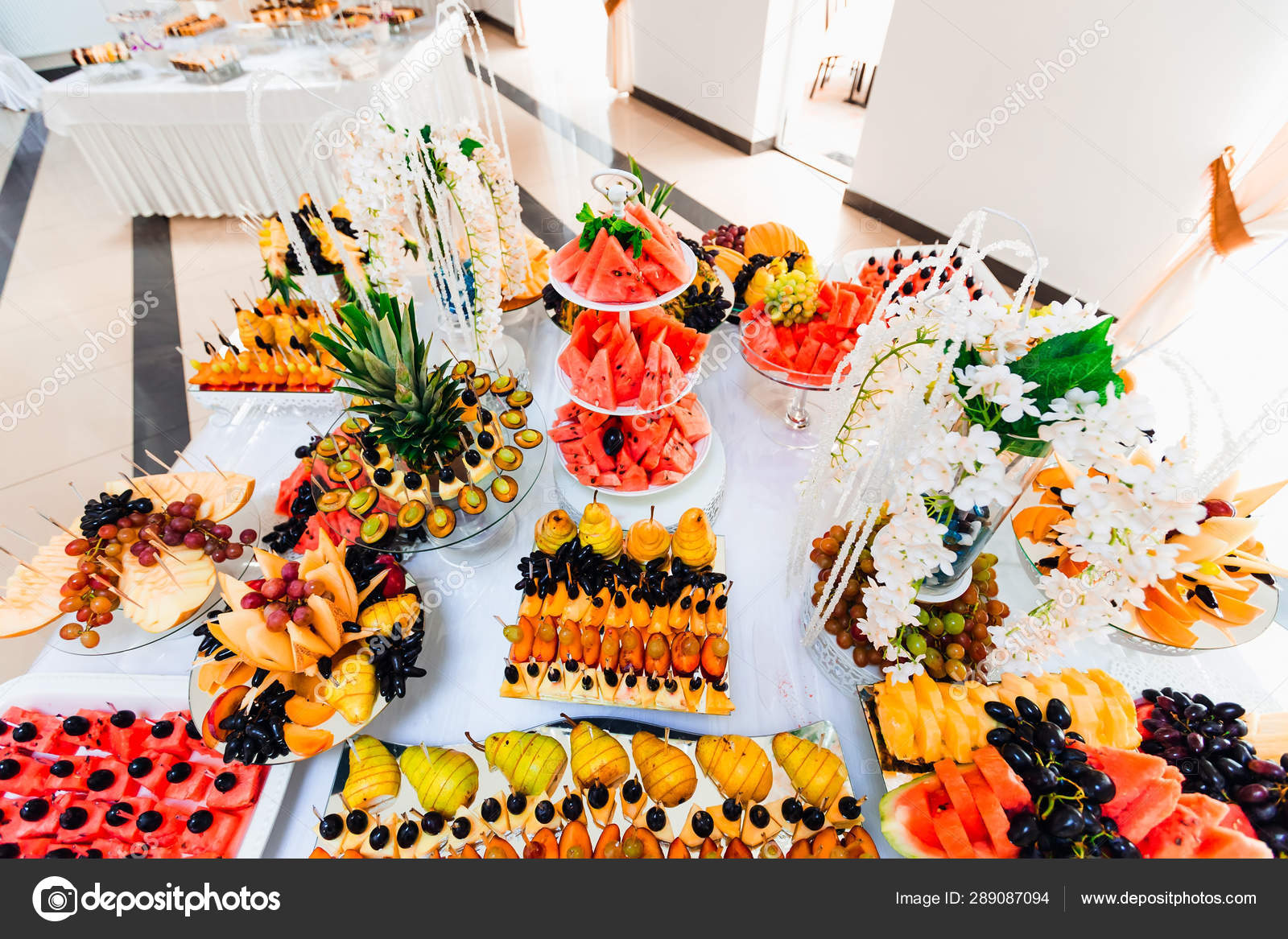 Fruit For Wedding Reception Large Selection Of Juicy Fruits To