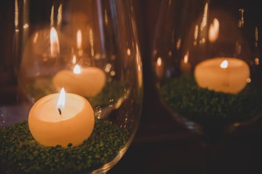 mum ile romantik kristal bardak