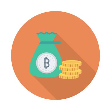 Bitcoin şarkı para çantası ve altın belirteçleri  