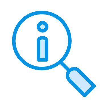 Bilgi işareti büyüteç altına