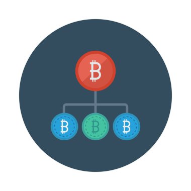 renkli bitcoin belirteçleri, cryptocurrency Satım 