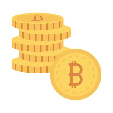 beyaz zemin üzerine altın bitcoin belirteçleri