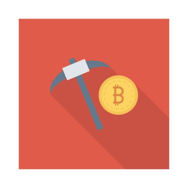 kazma ve altın bitcoin belirteci 