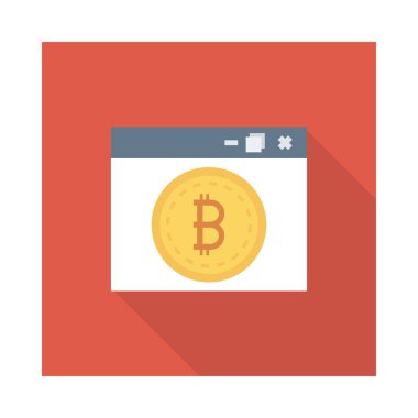 Altın bitcoin belirteci üzerinde tarayıcı sayfası