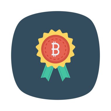 Kırmızı bitcoin belirteci yeşil şeritler