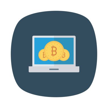 siyah arka plan üzerine bilgisayar ekranında Bitcoin belirteçleri