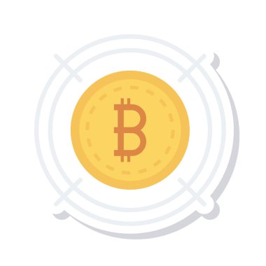 beyaz zemin üzerine altın bitcoin belirteci