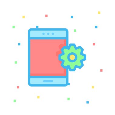 basit iş simge vektör çizim 