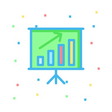 basit iş simge vektör çizim 