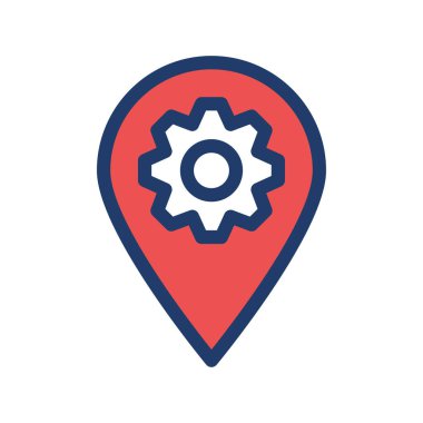 basit iş simge vektör çizim 