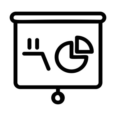 basit iş simge vektör çizim 