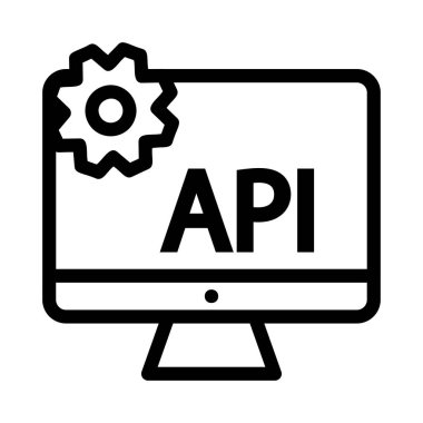 basit iş simge vektör çizim 