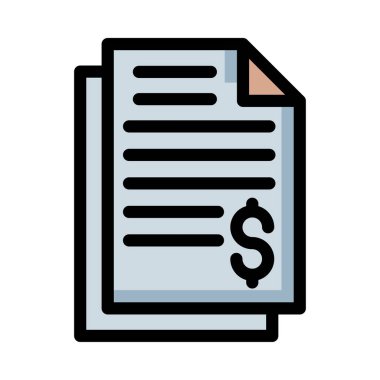 basit iş simge vektör çizim 