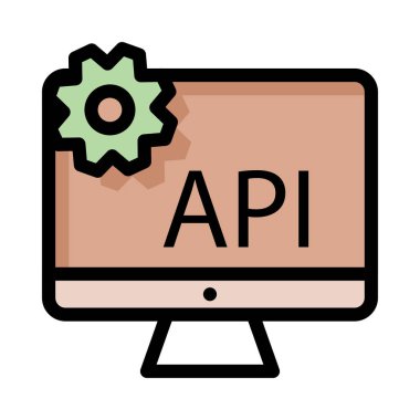 basit iş simge vektör çizim 