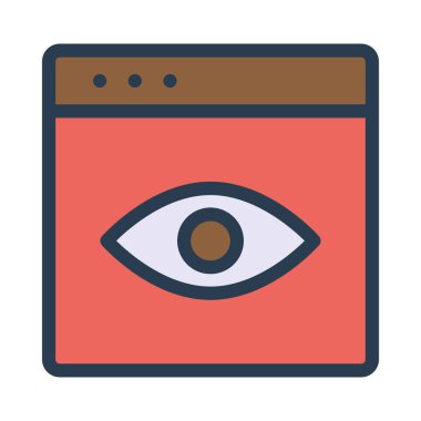 basit iş simge vektör çizim 