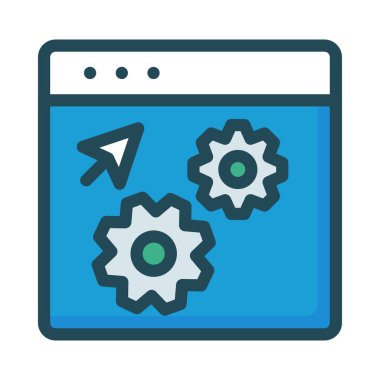 Tablet cihaz ve beyaz arka plan üzerinde izole mavi ekranda ok