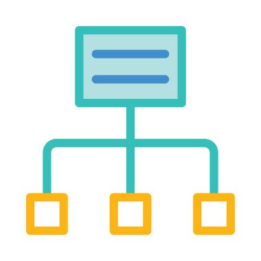 basit iş simge vektör çizim 