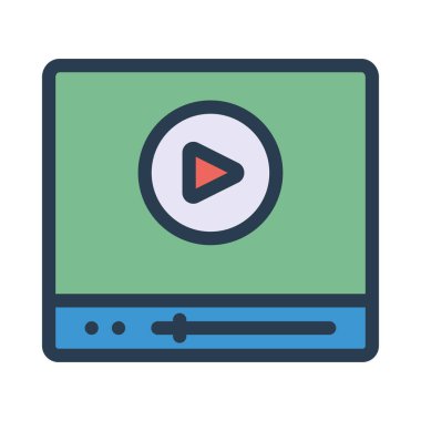 basit iş simge vektör çizim 