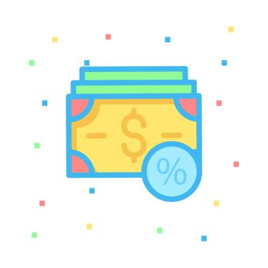 basit iş simge vektör çizim 