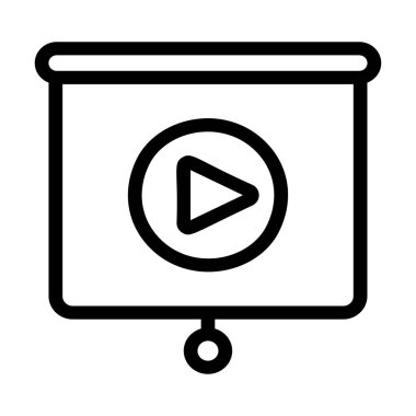 basit iş simge vektör çizim 