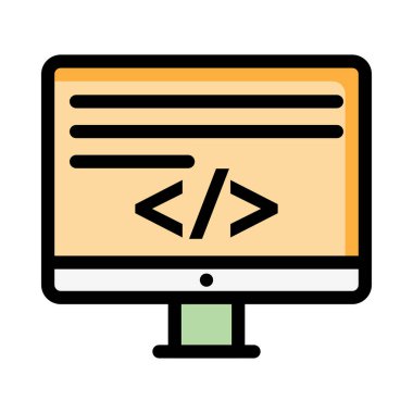 basit iş simge vektör çizim 