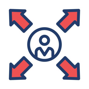 basit iş simge vektör çizim 