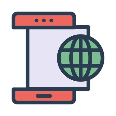 basit iş simge vektör çizim 