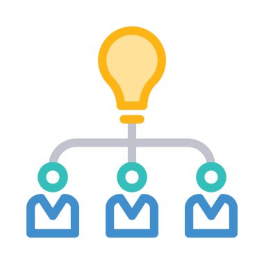 basit iş simge vektör çizim 