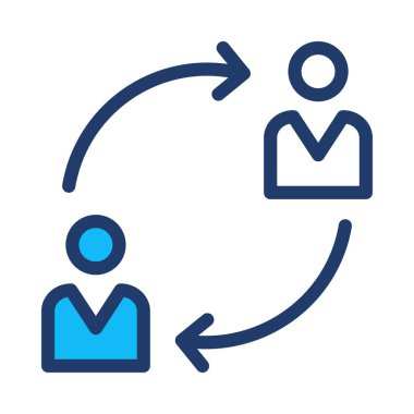 basit iş simge vektör çizim 