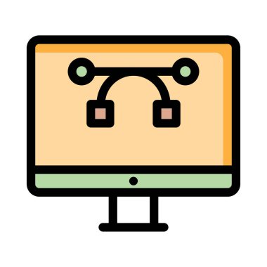 basit iş simge vektör çizim 