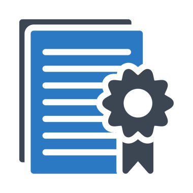 Beyaz arka plan üzerinde izole etiket diplomasıyla