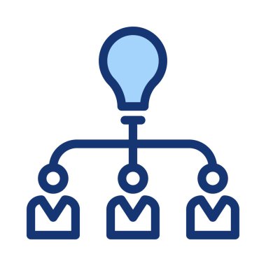 Bir grup insan mavi lamba ampul için bağlanma