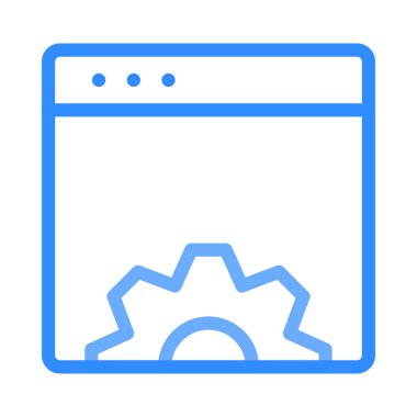 basit iş simge vektör çizim 