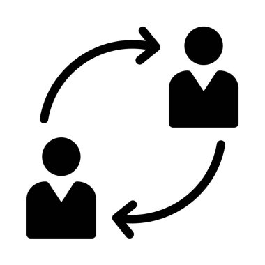 basit iş simge vektör çizim