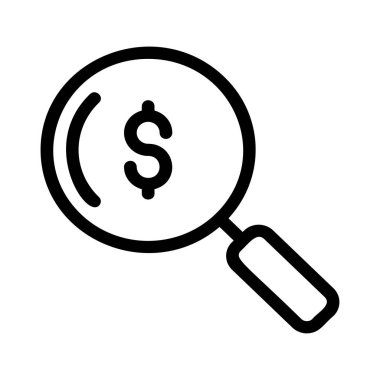 basit iş simge vektör çizim