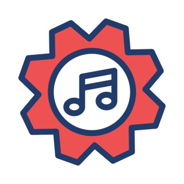 melodi simge vektör çizim