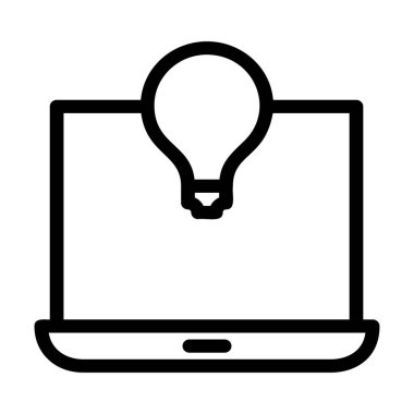 İş satırı simgesi, vektör çizim