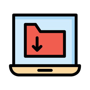 basit iş simge vektör çizim 