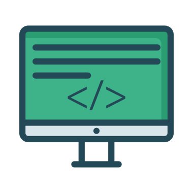 Bilgisayar monitörü oklarla tag yeşil ekranda