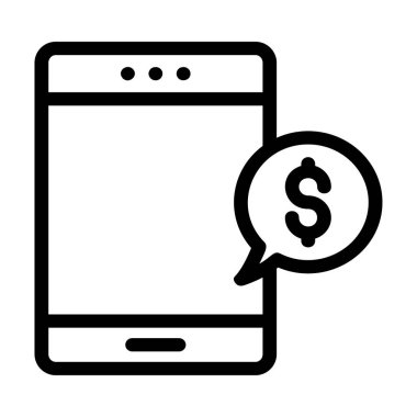 basit iş simge vektör çizim