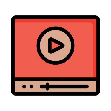 oyuncu simge vektör çizim 