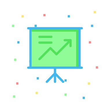 basit iş simge vektör çizim