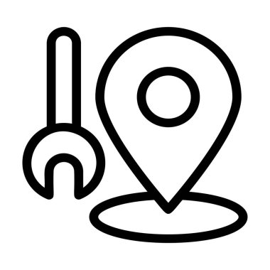 basit iş simge vektör çizim