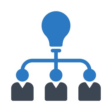 Bir grup insan mavi lamba ampul için bağlanma