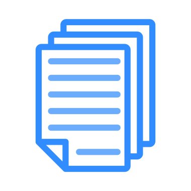 İş satırı simgesi, vektör çizim