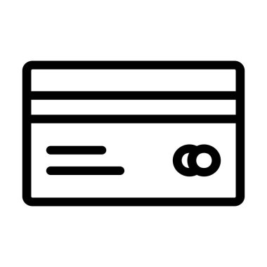 kart simge vektör çizim 