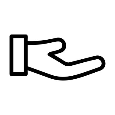 el simgesi vektör illüstrasyonu 