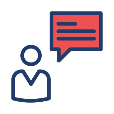 İş satırı simgesi, vektör çizim