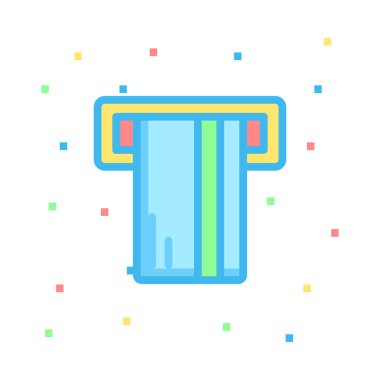 kart simge vektör çizim 