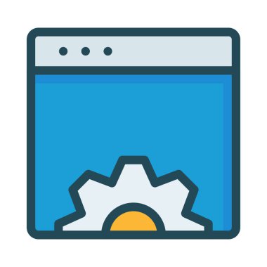 Gri tablet cihaz ile mavi perde ve beyaz arka plan üzerinde izole alt dişli